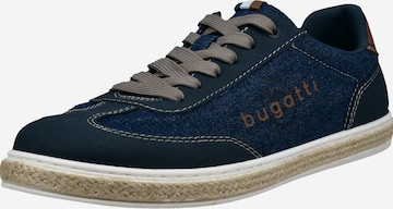 Chaussure de sport à lacets bugatti en bleu : devant