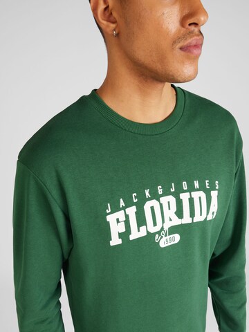 JACK & JONES Sweatshirt 'CORY' in Groen