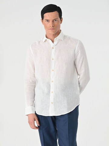 Regular fit Camicia di Antioch in bianco: frontale