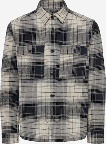 Only & Sons Button Up Shirt 'Baz' in Grey: front