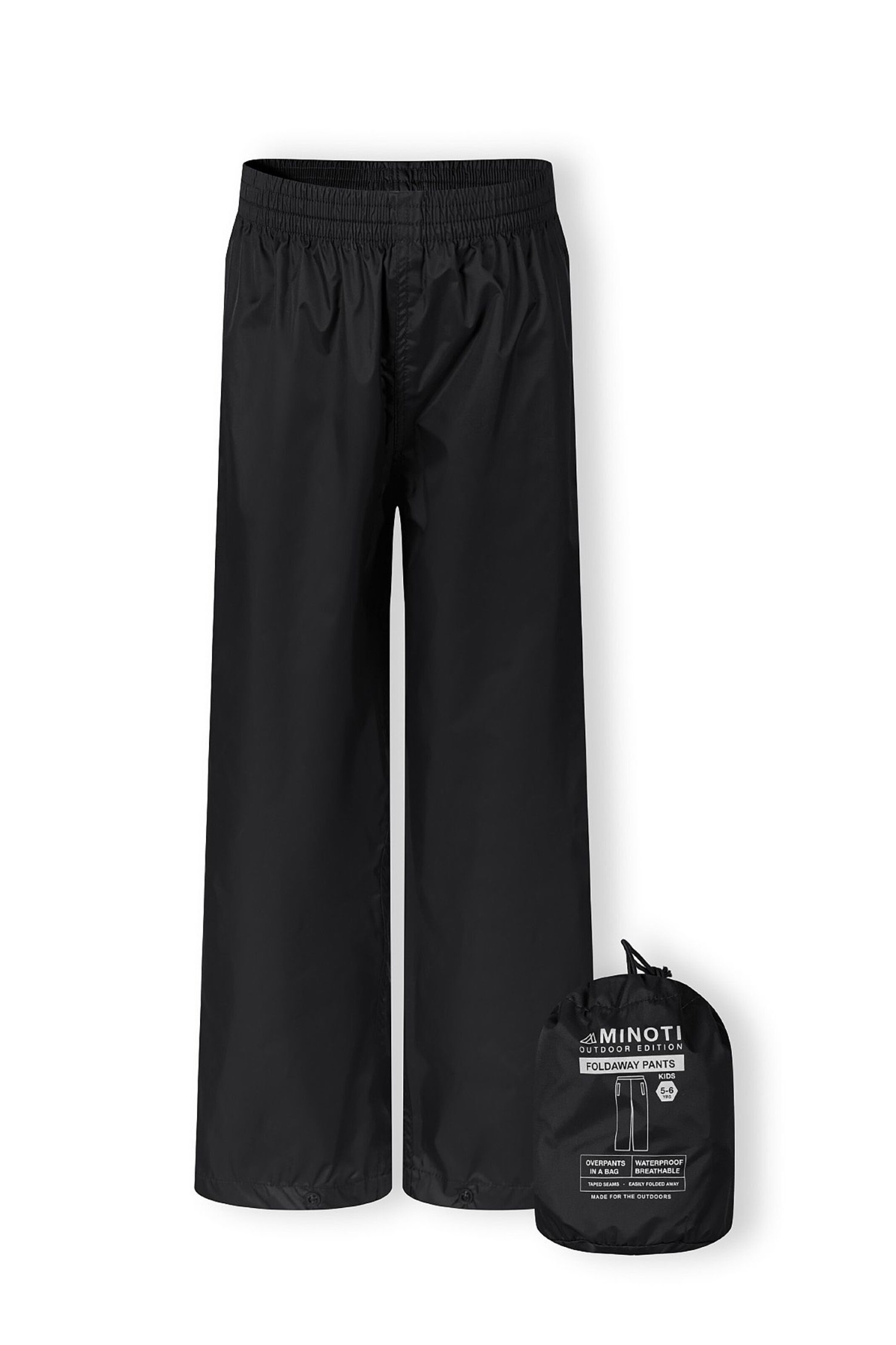 MINOTI Normální Kalhoty – černá