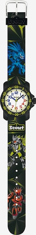 SCOUT Watch in Black: front