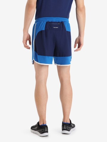 ICEBREAKER - Regular Calças de desporto 'M ZoneKnit Shorts' em azul