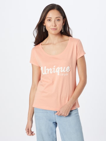 T-shirt Key Largo en orange : devant