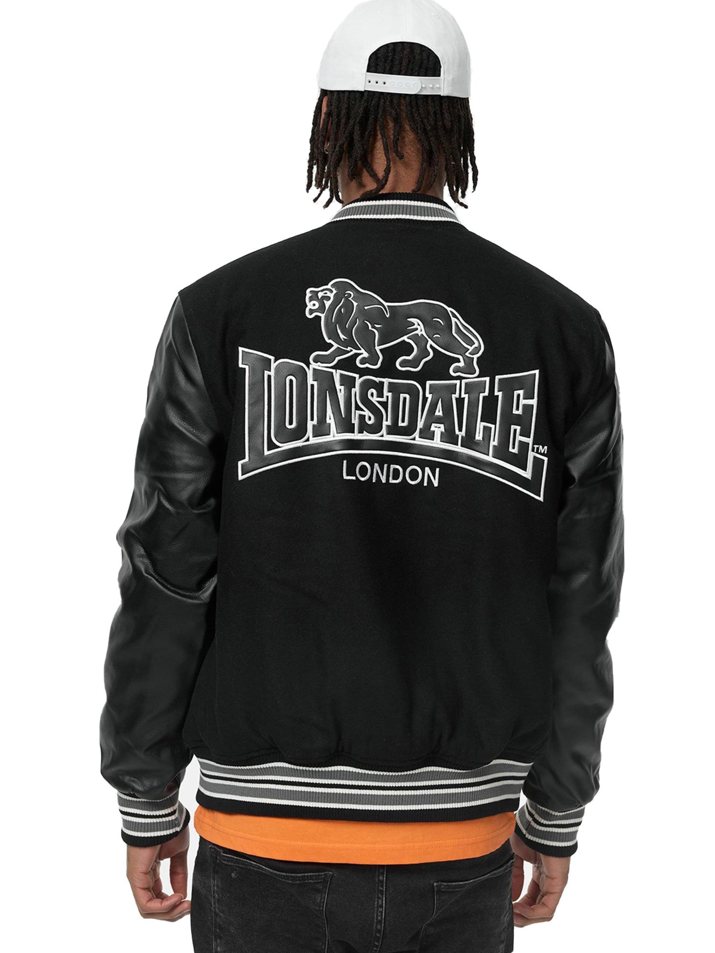 LONSDALE Kurtka przejściowa 'Oxford All Season' w kolorze czarny