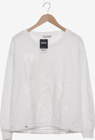 MARGITTES Sweatshirt & Zip-Up Hoodie in L in White: front