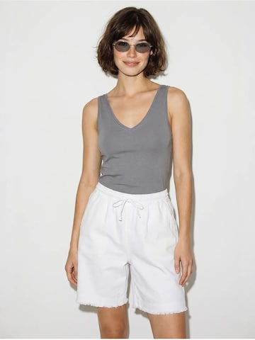 Wide leg Pantaloni 'Shorts' di Bianco Lucci in bianco