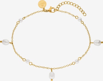 PURELEI Voetsieraden 'Pearl Drop' in Goud: voorkant