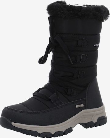 JOSEF SEIBEL Snow Boots 'Davos' in Black: front