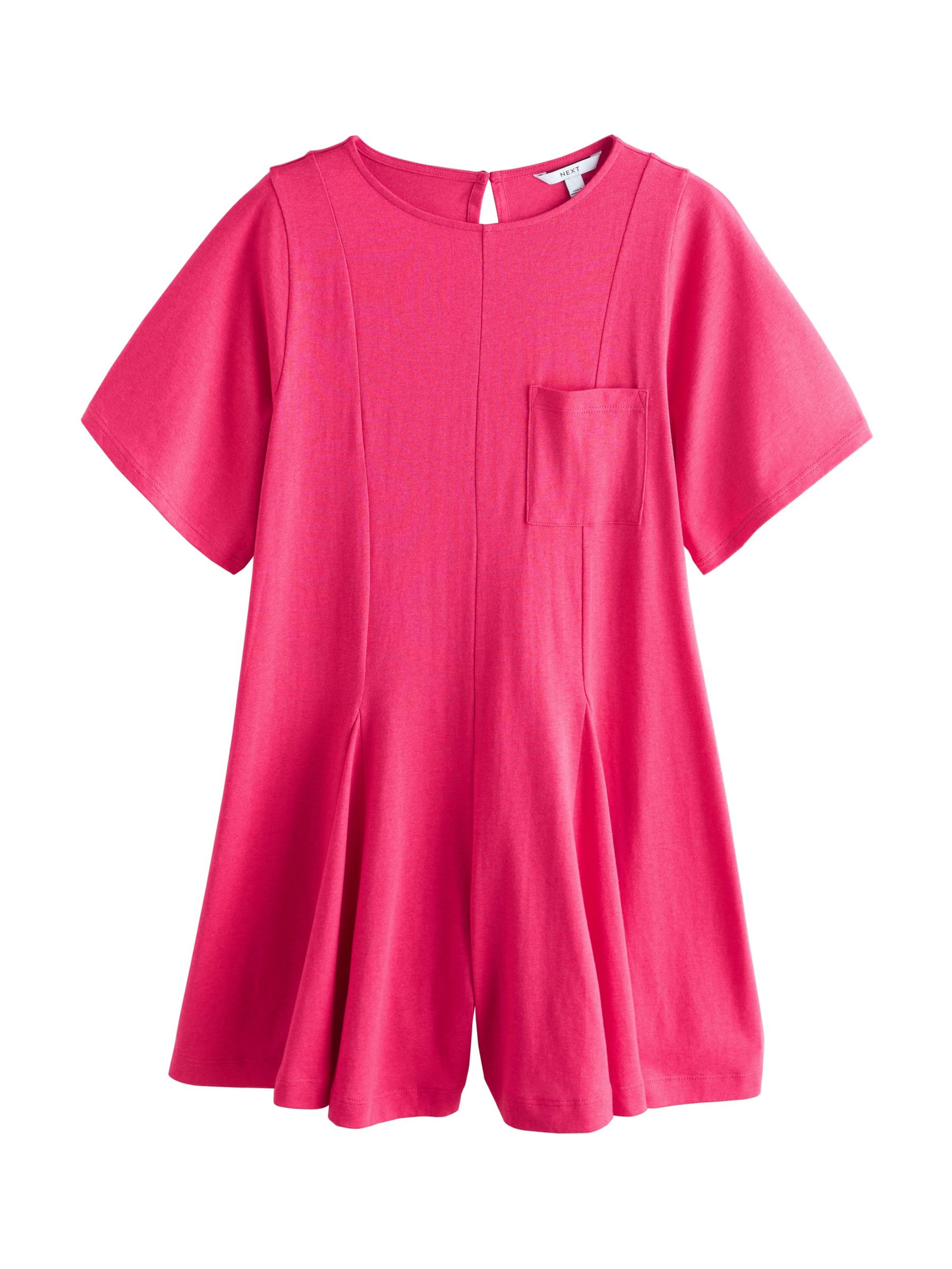 Next Комбинезон в Ярко-розовый: спереди