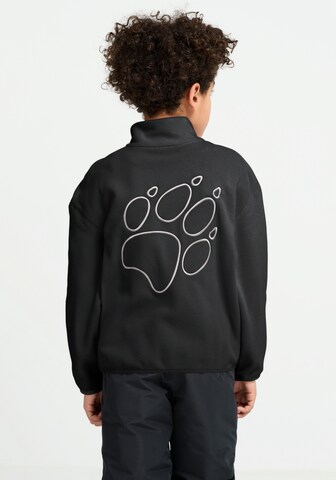 JACK WOLFSKIN Athletic Sweater in Black: front