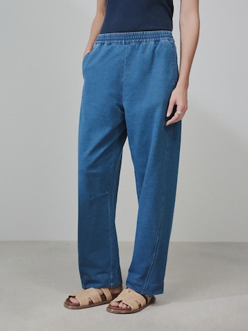 Next Barrel Штаны в Синий: спереди