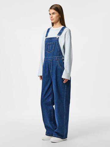 PIECES Regular Tuinbroek 'PCFENNA ' in Blauw