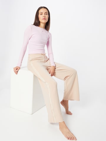 Tommy Hilfiger Underwear Wide leg Pyjamasbyxa i rosa