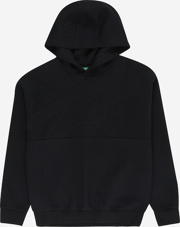 UNITED COLORS OF BENETTON Sweatshirt in Black: front