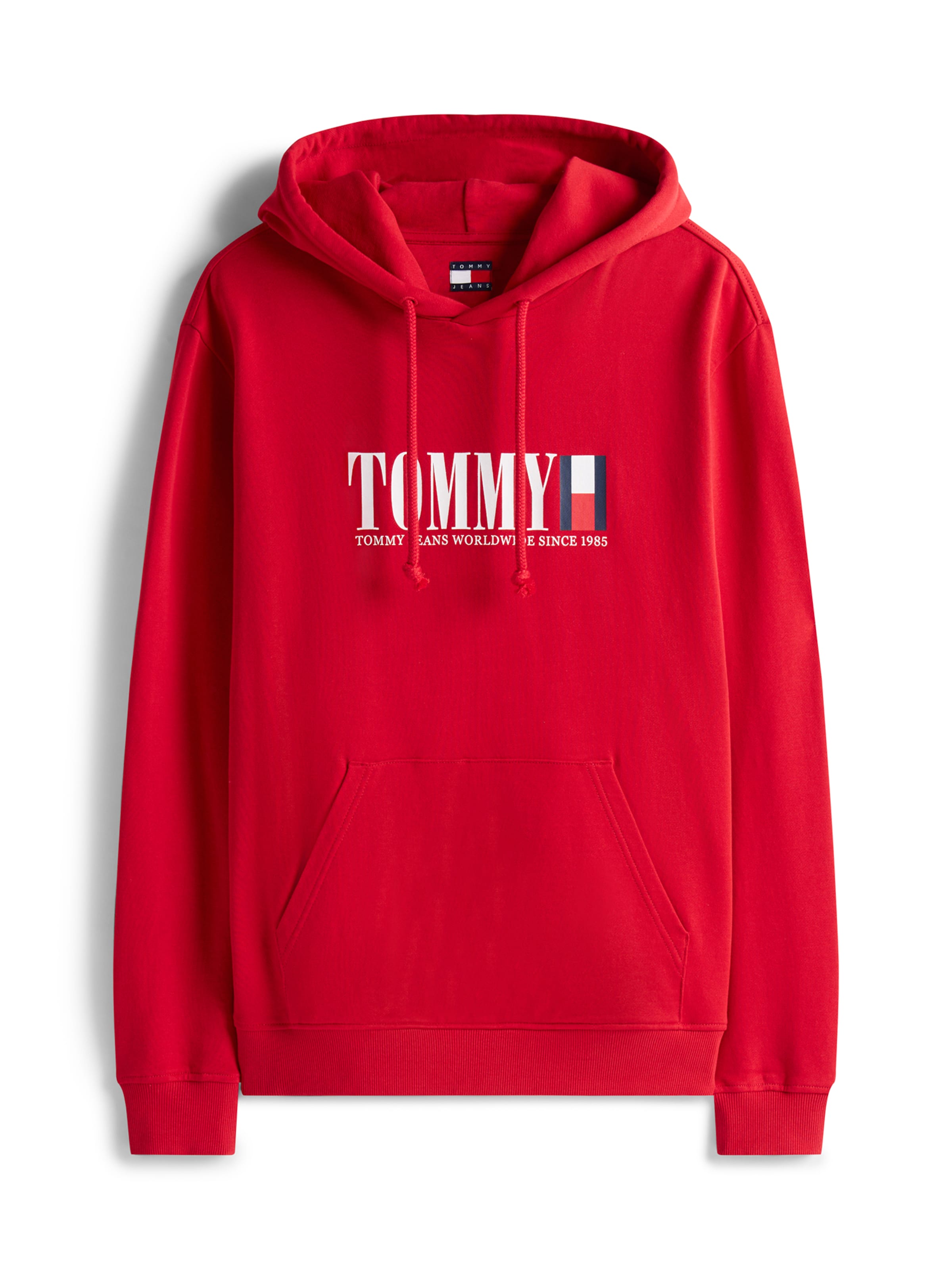 Tommy Jeans Majica | rdeča barva: sprednja stran