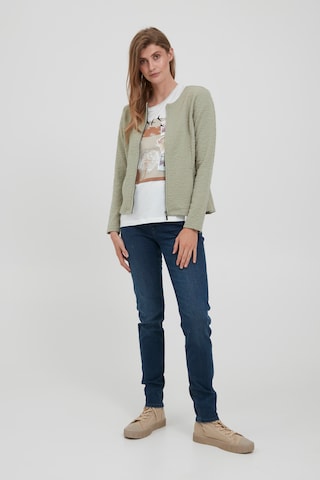 Fransa Knit Cardigan 'FRBECARDI 1' in Green