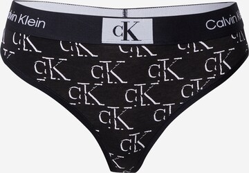 Calvin Klein Underwear Tangá - Čierna: predná strana
