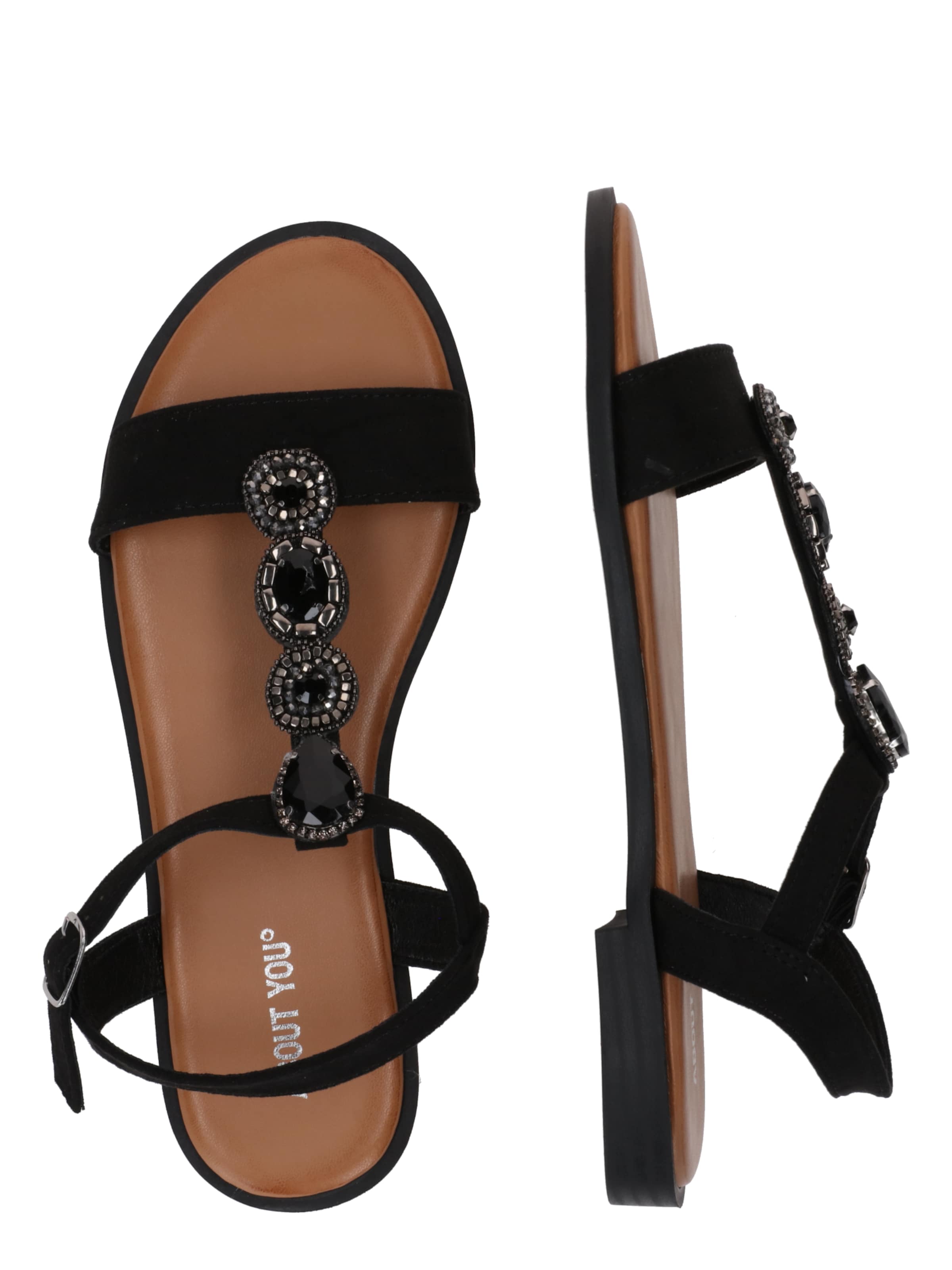 ABOUT YOU Sandal 'Shirin' i svart