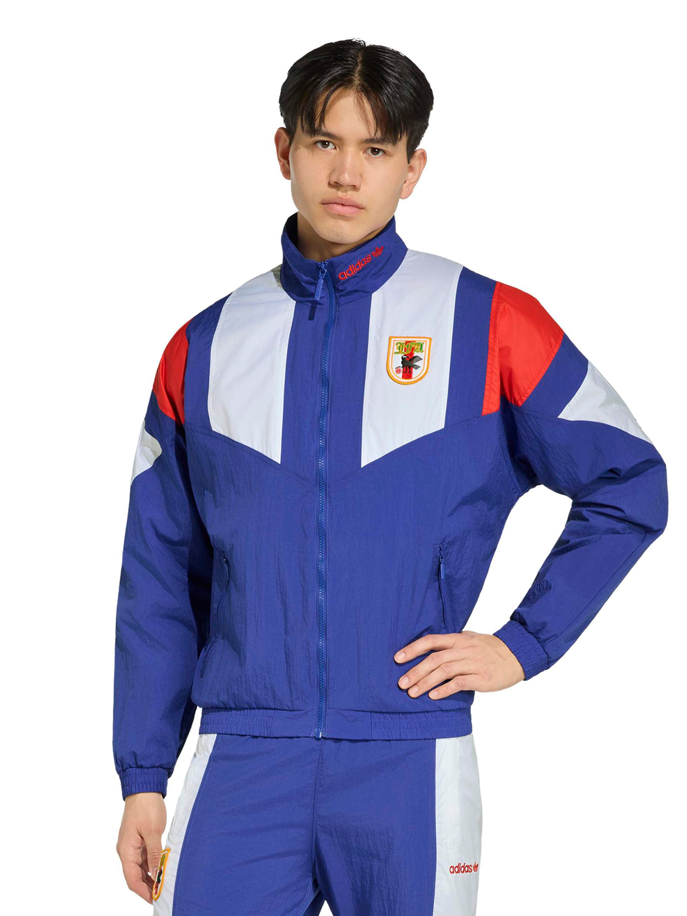 ADIDAS PERFORMANCE - Chaqueta de chándal 'JFA EQT' en azul: frente