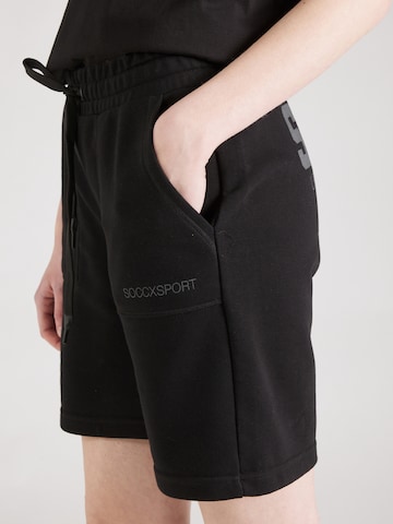 Regular Pantalon Soccx en noir
