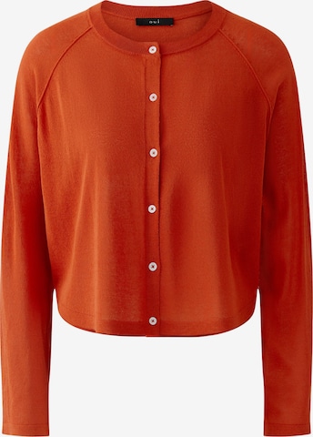 OUI Strickjacke in Orange: Vorderseite