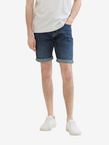 TOM TAILOR Regular Shorts 'Josh' in Blau: predná strana