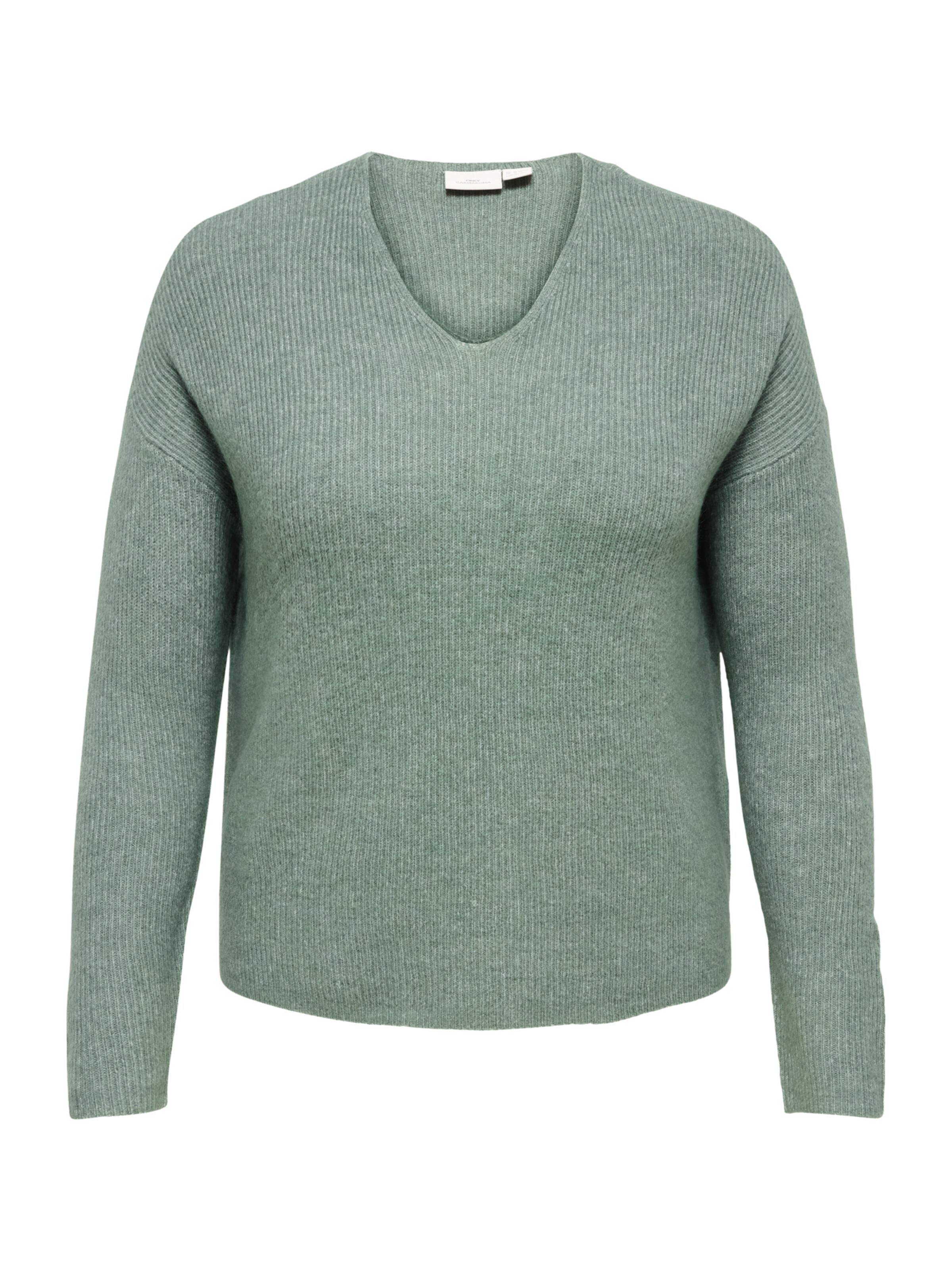 ONLY Carmakoma - Jersey 'CARCAMILLA' en verde: frente