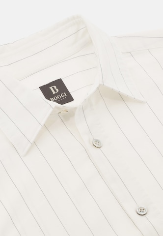 Boggi Milano Regular fit Overhemd in Wit