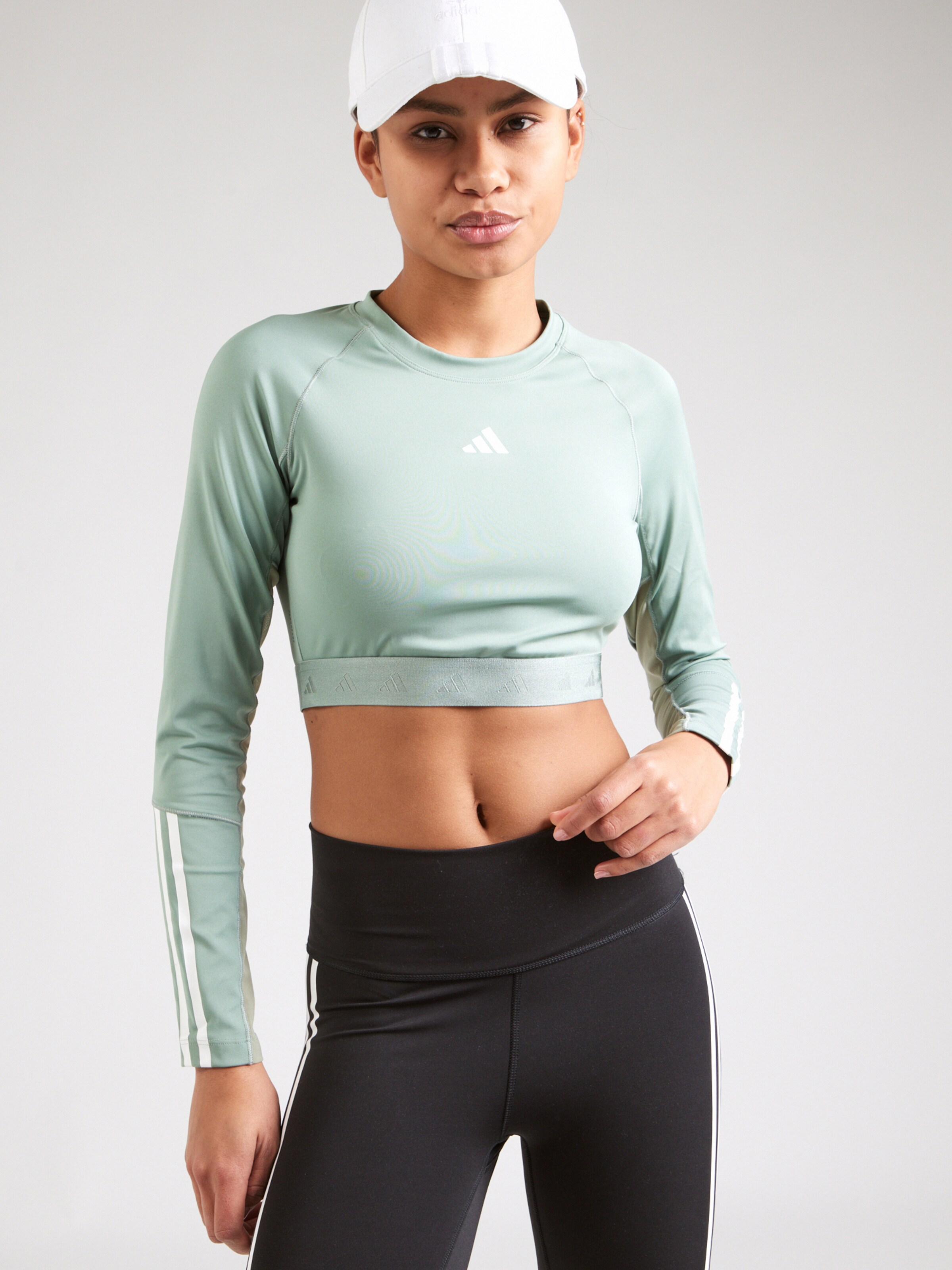 adidas mint green top