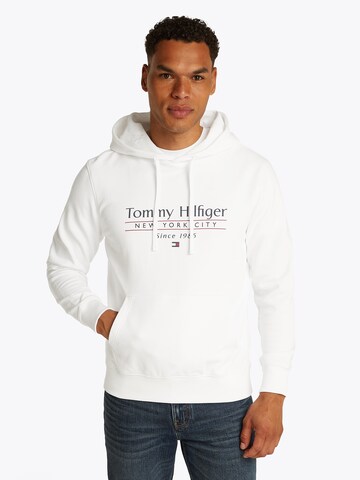 TOMMY HILFIGER Μπλούζα φούτερ σε λευκό: μπροστά