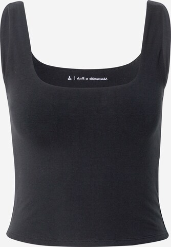 Abercrombie & Fitch Top in Schwarz: predná strana