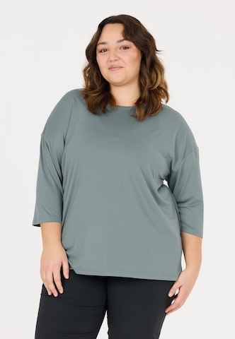 Q by Endurance T-Shirt 'Jenirei' in Grau: Vorderseite