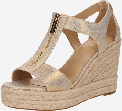 Sandalai 'BERKLEY' iš MICHAEL Michael Kors, spalva – gelsvai pilka spalva / Auksas, Prekių apžvalga