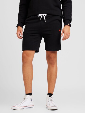 Regular Pantalon 'NOLI' ELLESSE en noir : devant