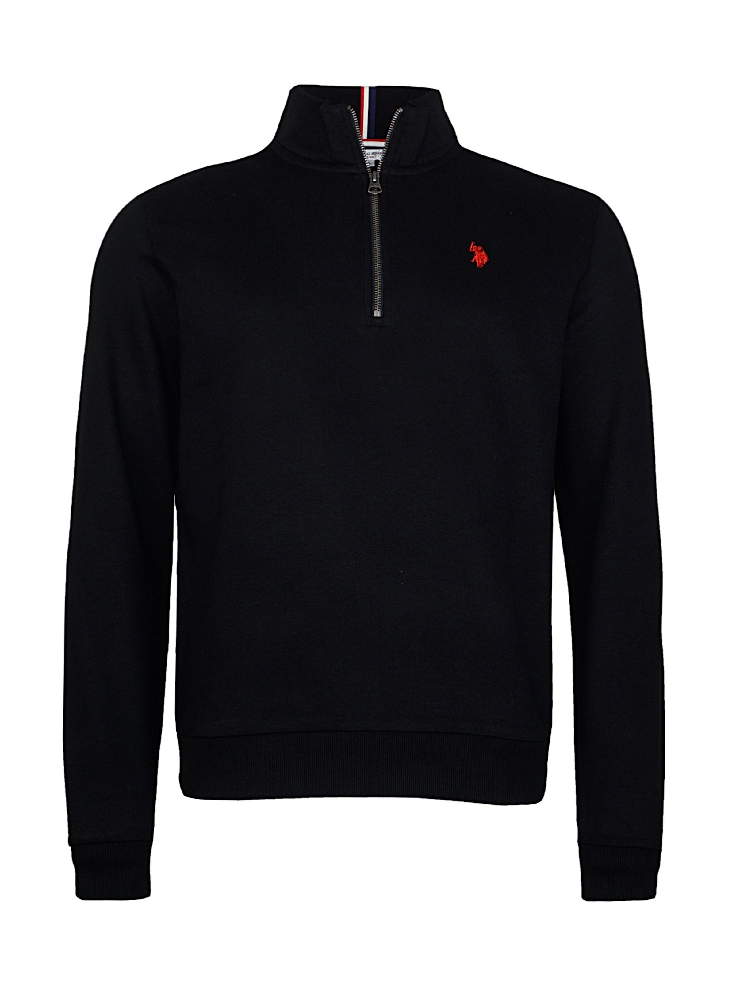 U.S. POLO ASSN. Pullover i sort: forside