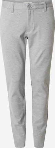 Only & Sons Úzky strih Chino nohavice 'ONSMARK' - Sivá: predná strana