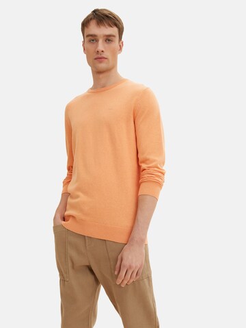 TOM TAILOR Regular fit Sweater in Orange