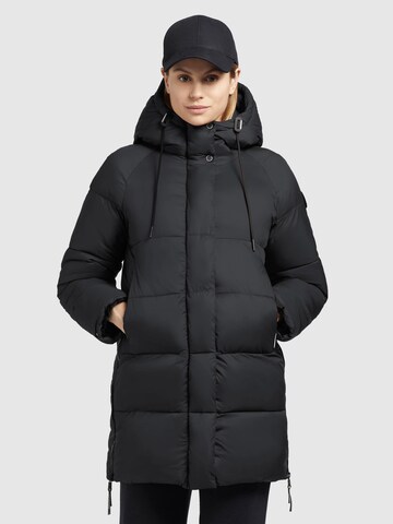 khujo Winter Jacket 'Briska' in Black: front