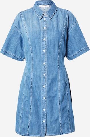 Robe-chemise 'SEAM' FRAME en bleu : devant