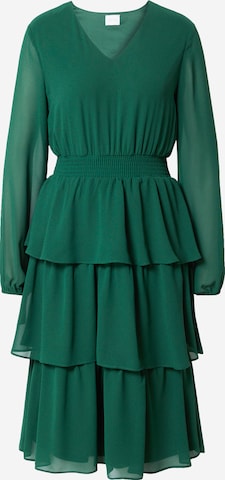 VILA - Vestidos camiseiros 'Fulla' em verde: frente