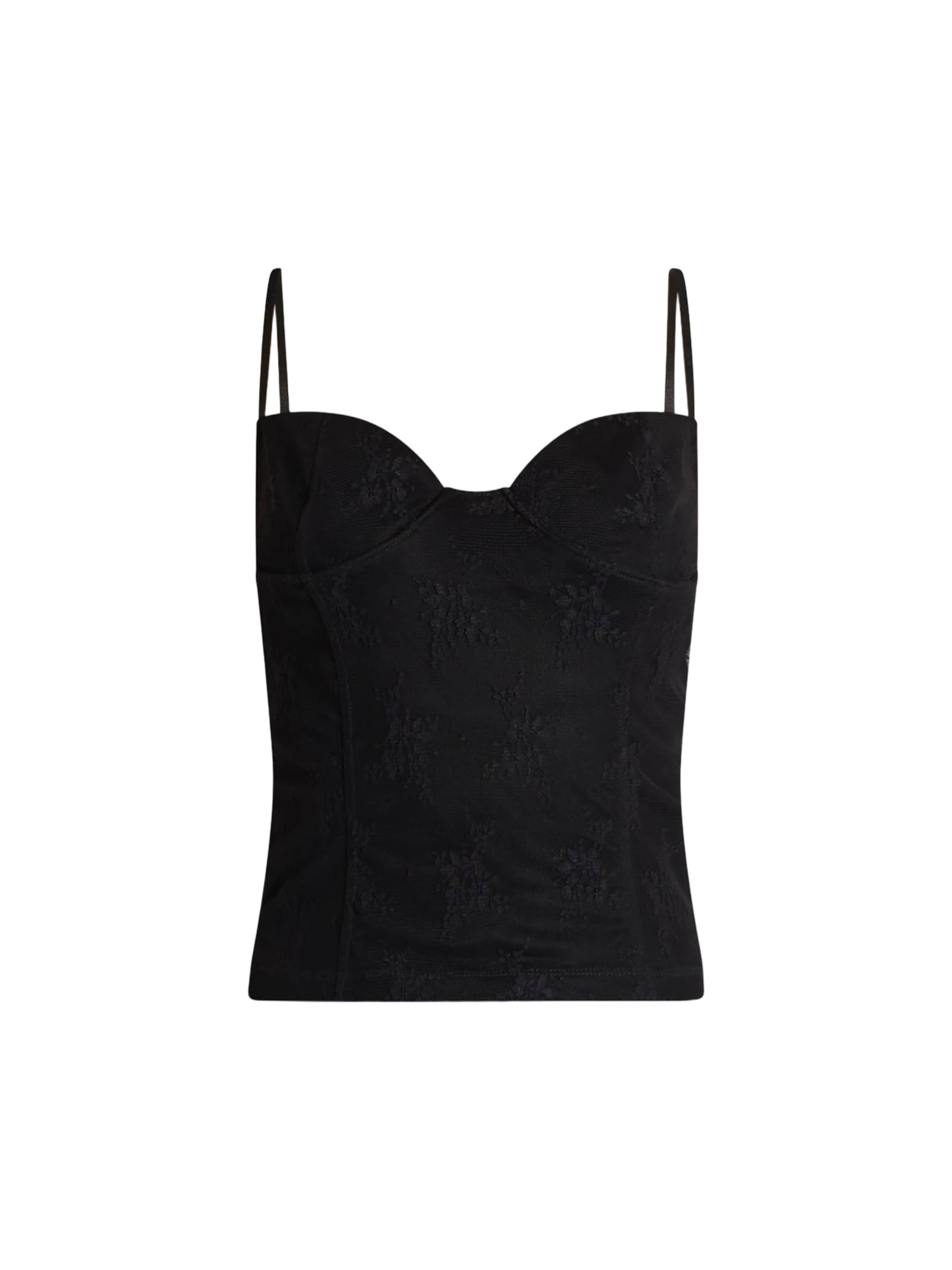 ViCOLO Top in Zwart: voorkant