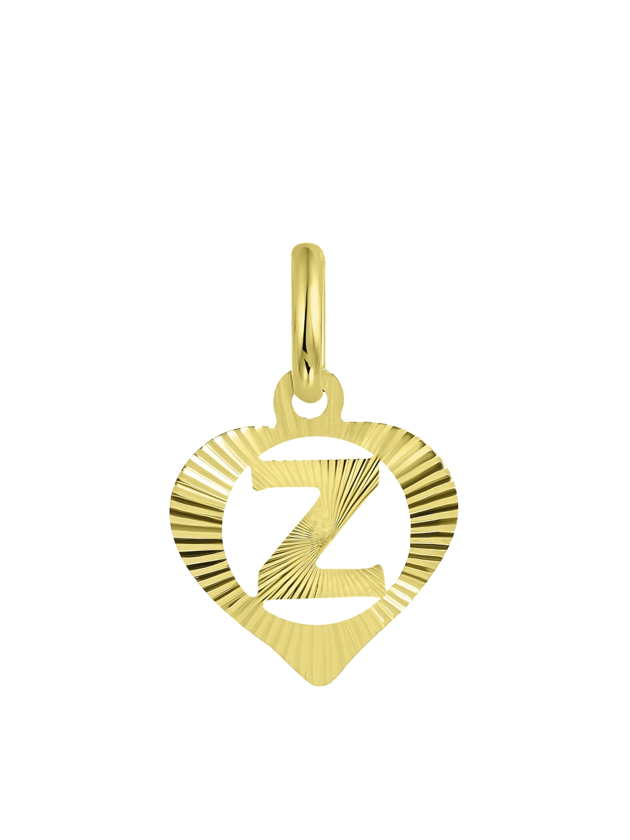 Lucardi Anhänger in Gold: Vorderseite