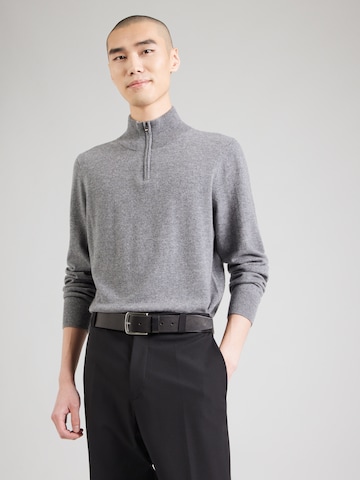 BOSS Πουλόβερ 'H-Hemarlo' σε γκρι: μπροστά