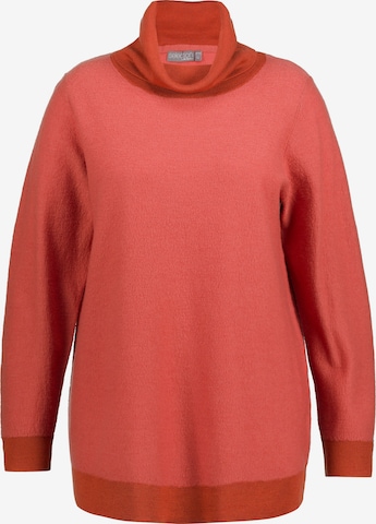 Pull-over Ulla Popken en rouge : devant