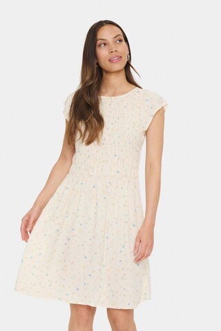 SAINT TROPEZ Šaty 'SZGisla' – béžová