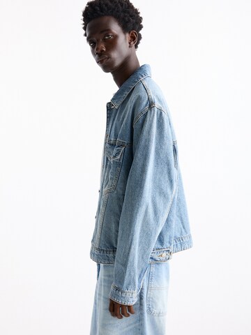 Pull&Bear Přechodná bunda – modrá