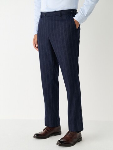 Regular Pantalon à pince Next en bleu : devant