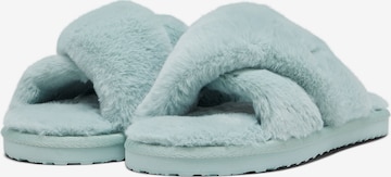 PUMA Slippers 'Fluff X Strap' in Green: front