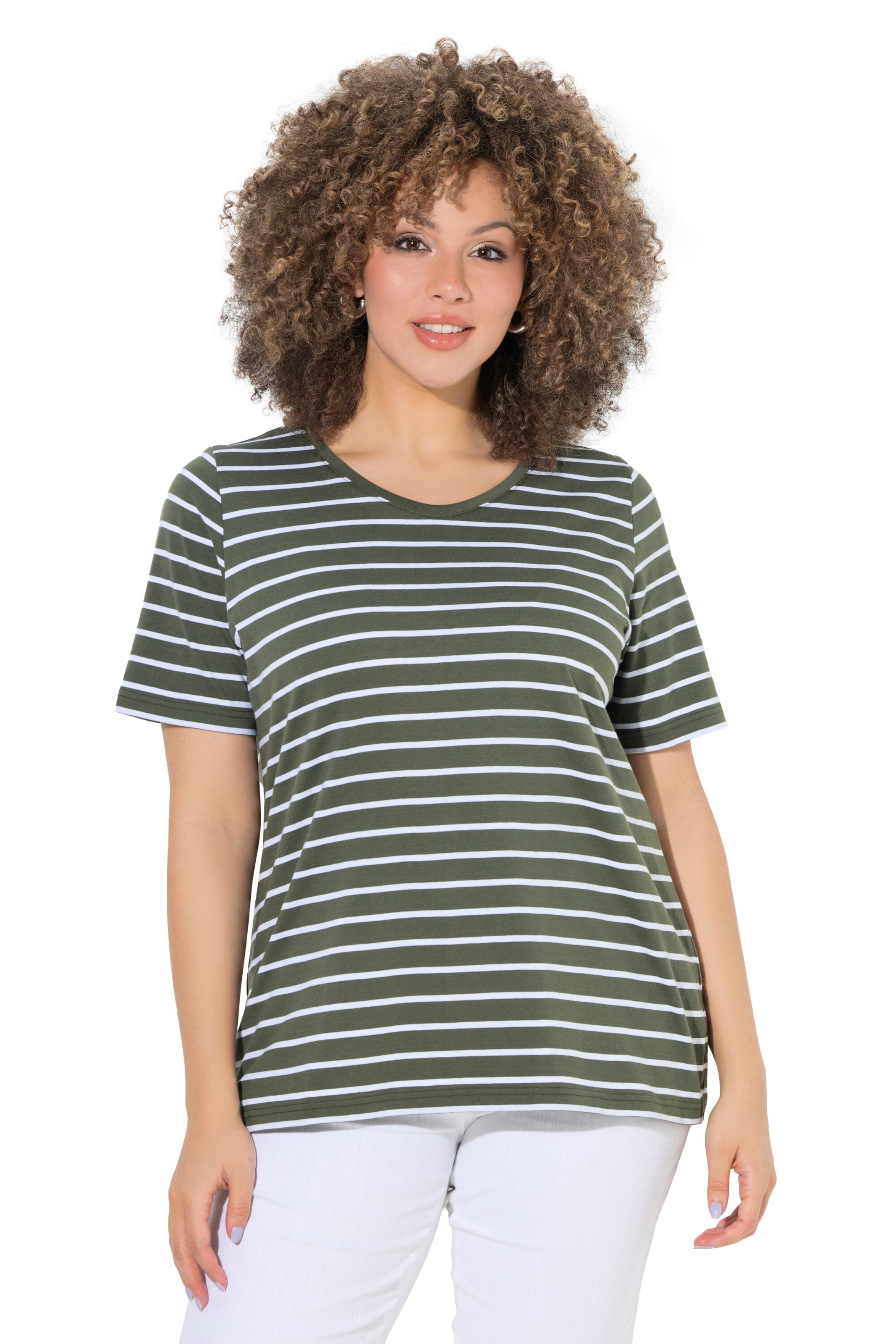 Ulla Popken Shirt in Green: front